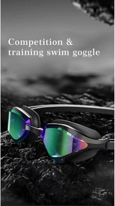 JEORGE Adult Racing Competition Swimming Triathlon Anti-Fog UV Protection Swim Goggles